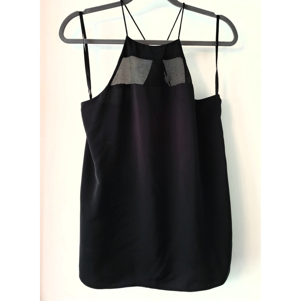 Calvin Klein black   halter top mesh small